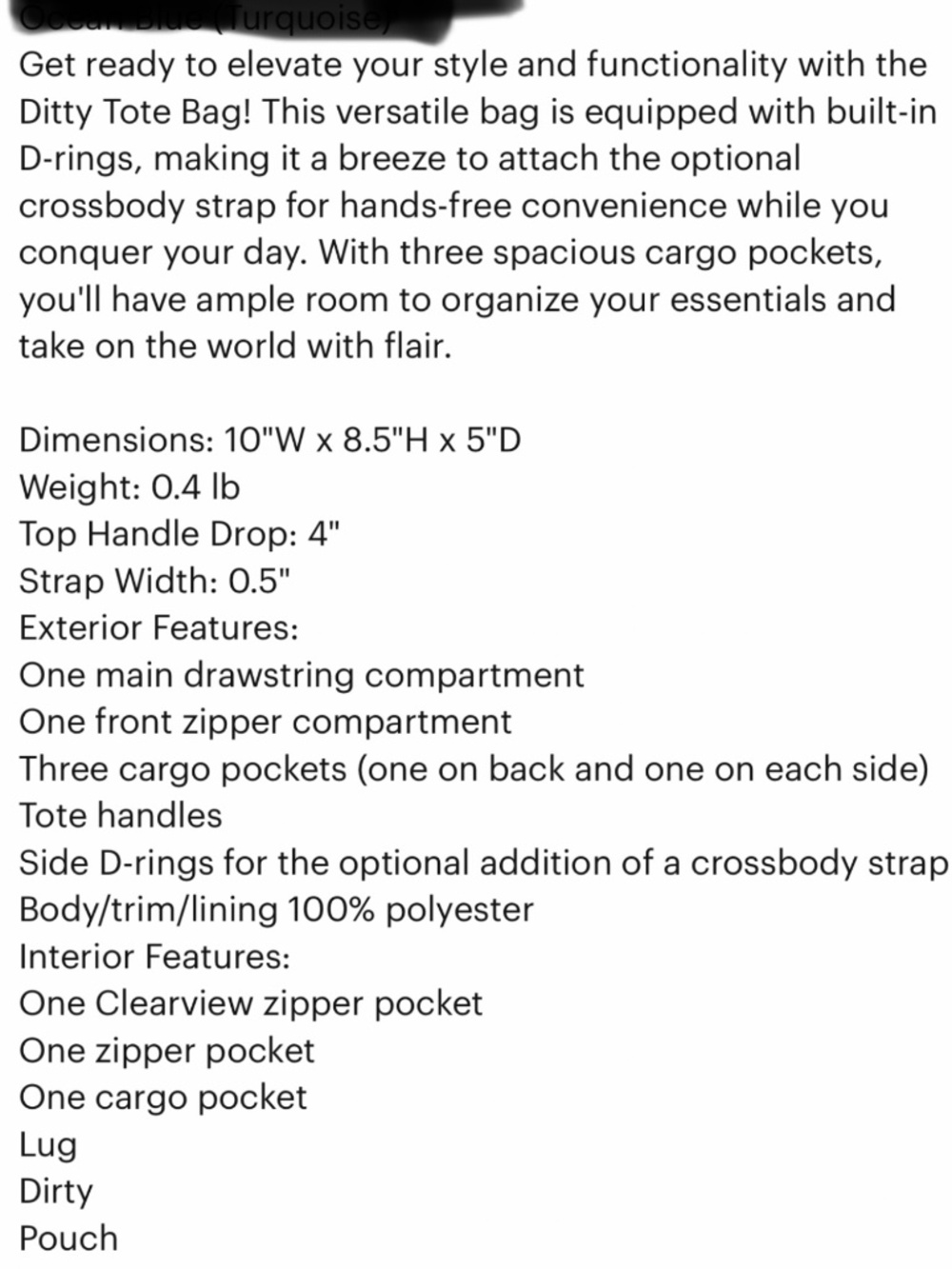 💙💙Lug Ditty~ Blue Moon~NWOT - Picture 11 of 11